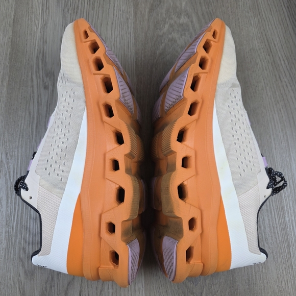 On Running Cloudmonster Fawn Turmeric Sneakers Size 11 - Picture 6 of 10